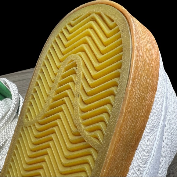 Vintage Nike Blazer Mid 73 Brazil White Classic Deadstock Shoes Size W13 M11.5 - Picture 7 of 13